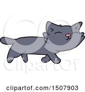 Poster, Art Print Of Cartoon Cat