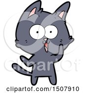 Poster, Art Print Of Funny Cartoon Cat