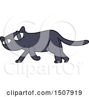 Poster, Art Print Of Black Cat Cartoon