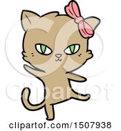 Poster, Art Print Of Cute Cartoon Cat