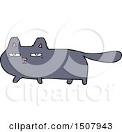 Poster, Art Print Of Cartoon Sly Cat