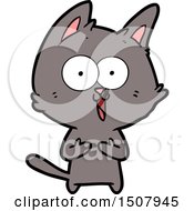 Poster, Art Print Of Funny Cartoon Cat