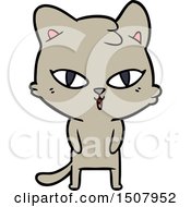 Poster, Art Print Of Cartoon Cat