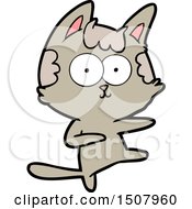 Dancing Cartoon Cat
