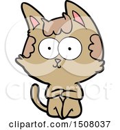 Poster, Art Print Of Happy Cartoon Cat