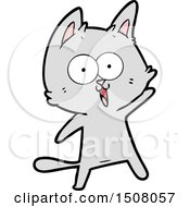 Poster, Art Print Of Funny Cartoon Cat