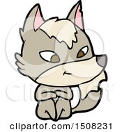 Friendly Cartoon Wolf