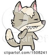 Angry Wolf Cartoon