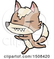 Angry Wolf Running