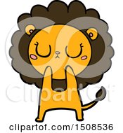 Poster, Art Print Of Cartoon Lion