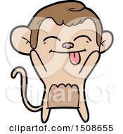 Funny Cartoon Monkey