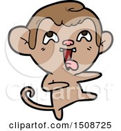 Crazy Cartoon Monkey