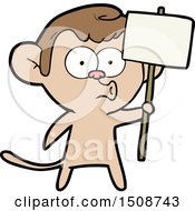 Cartoon Hooting Monkey