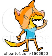 Laughing Fox Cartoon