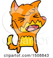 Angry Cartoon Fox
