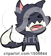 Angry Cartoon Fox