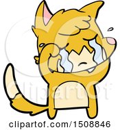 Crying Fox Cartoon