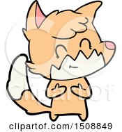 Cartoon Friendly Fox