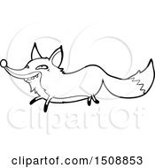 Cartoon Sly Fox