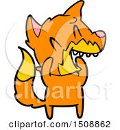 Laughing Fox Cartoon