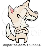 Laughing Fox Cartoon