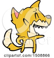 Laughing Fox Cartoon