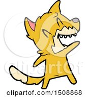 Laughing Fox Cartoon