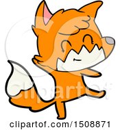 Cartoon Friendly Fox