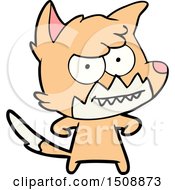 Cartoon Grinning Fox