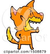 Laughing Fox Cartoon