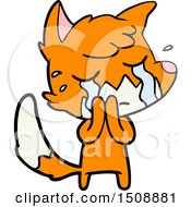 Crying Fox Cartoon