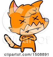 Cartoon Dead Fox