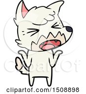 Angry Cartoon Fox