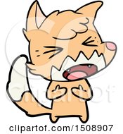 Angry Cartoon Fox