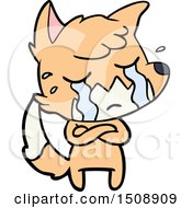 Crying Fox Cartoon