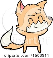 Cartoon Friendly Fox