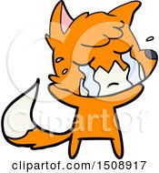 Crying Fox Cartoon