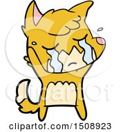 Crying Fox Cartoon