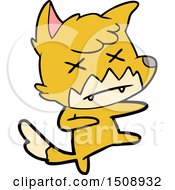 Cartoon Dead Fox