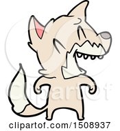 Laughing Fox Cartoon