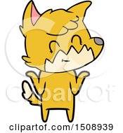 Cartoon Happy Fox