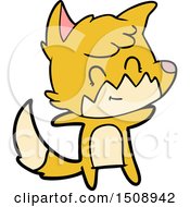 Cartoon Friendly Fox