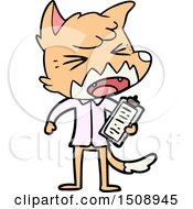 Poster, Art Print Of Angry Cartoon Fox