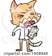 Angry Cartoon Fox