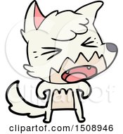 Angry Cartoon Fox