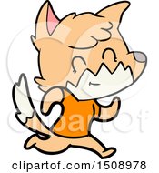 Cartoon Friendly Fox