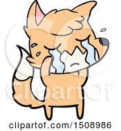 Crying Fox Cartoon