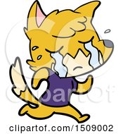 Crying Fox Cartoon