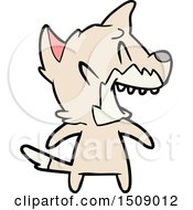 Poster, Art Print Of Laughing Fox Cartoon
