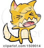 Angry Cartoon Fox